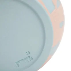 Portland Small Vase in Turqouise & Pink