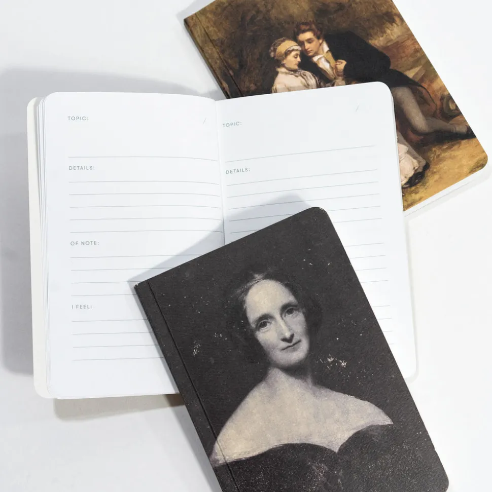 Portraits of Mary Shelley Pocket Journals, Set of 3