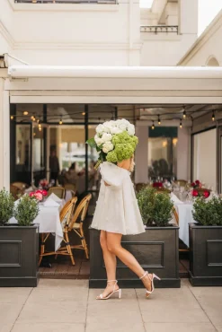 Posie Dress in Ivory