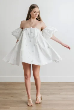 Posie Dress in Ivory