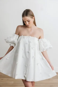 Posie Dress in Ivory