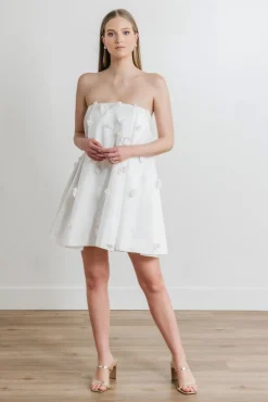 Posie Dress in Ivory