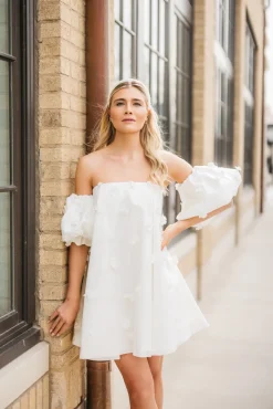 Posie Dress in Ivory