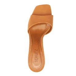 Posseni Suede Sandal in Cuoio Brown