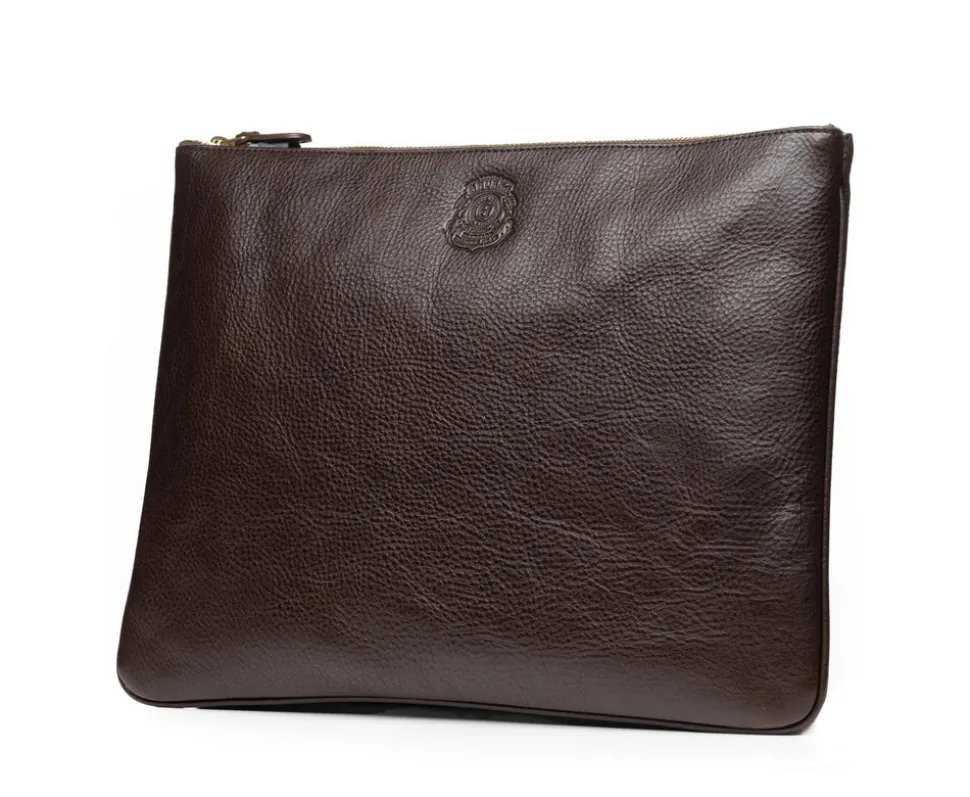 Pouch III No. 65 in Vintage Walnut Leather