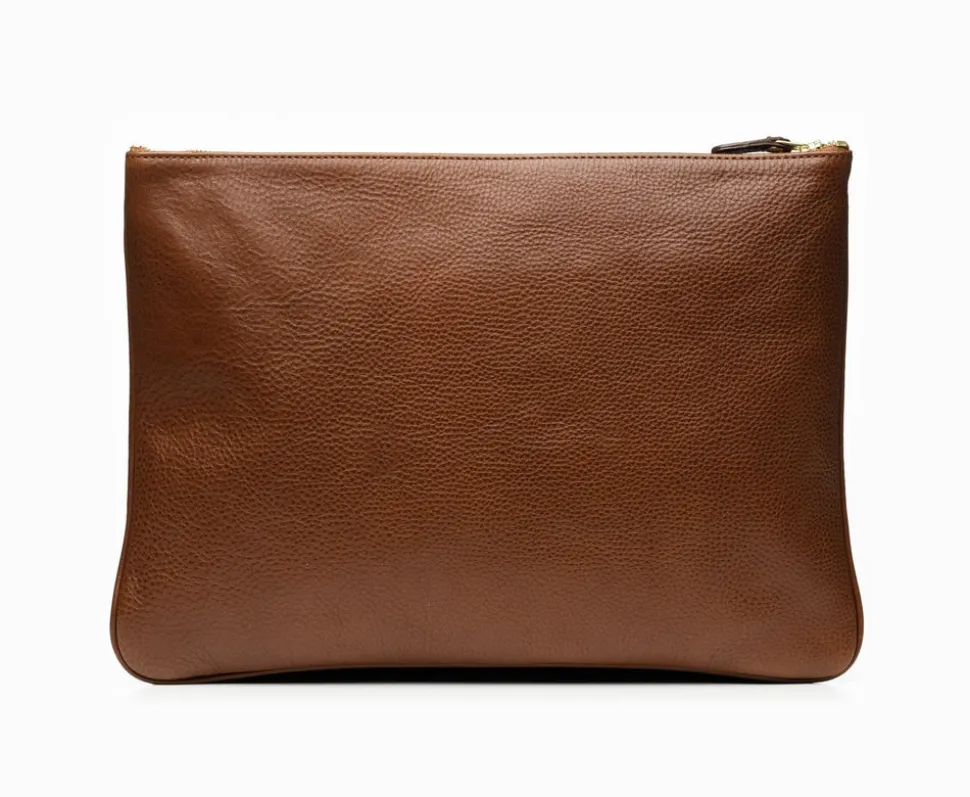 Pouch III No. 65 in Vintage Walnut Leather