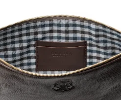 Pouch III No. 65 in Vintage Walnut Leather