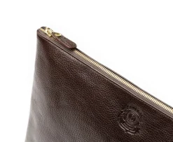 Pouch III No. 65 in Vintage Walnut Leather