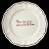 Pour Toi, J'irais Décrocher La Lune Scalloped Plate, Set of 6