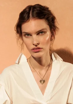 Pour Toujours Necklace in White Diamond