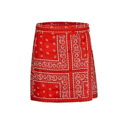 Powell Skirt in Aces Wild Red