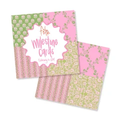 Precious Pinks Milestone Cards