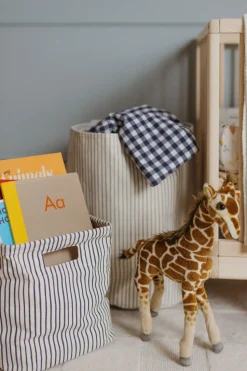 Printed Cube in Stripes Away Petal