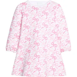 Printed T-Shirt Dress in Bows & Ribbons