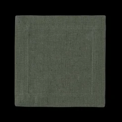 Prism Pewter Cocktail Napkin in Linen