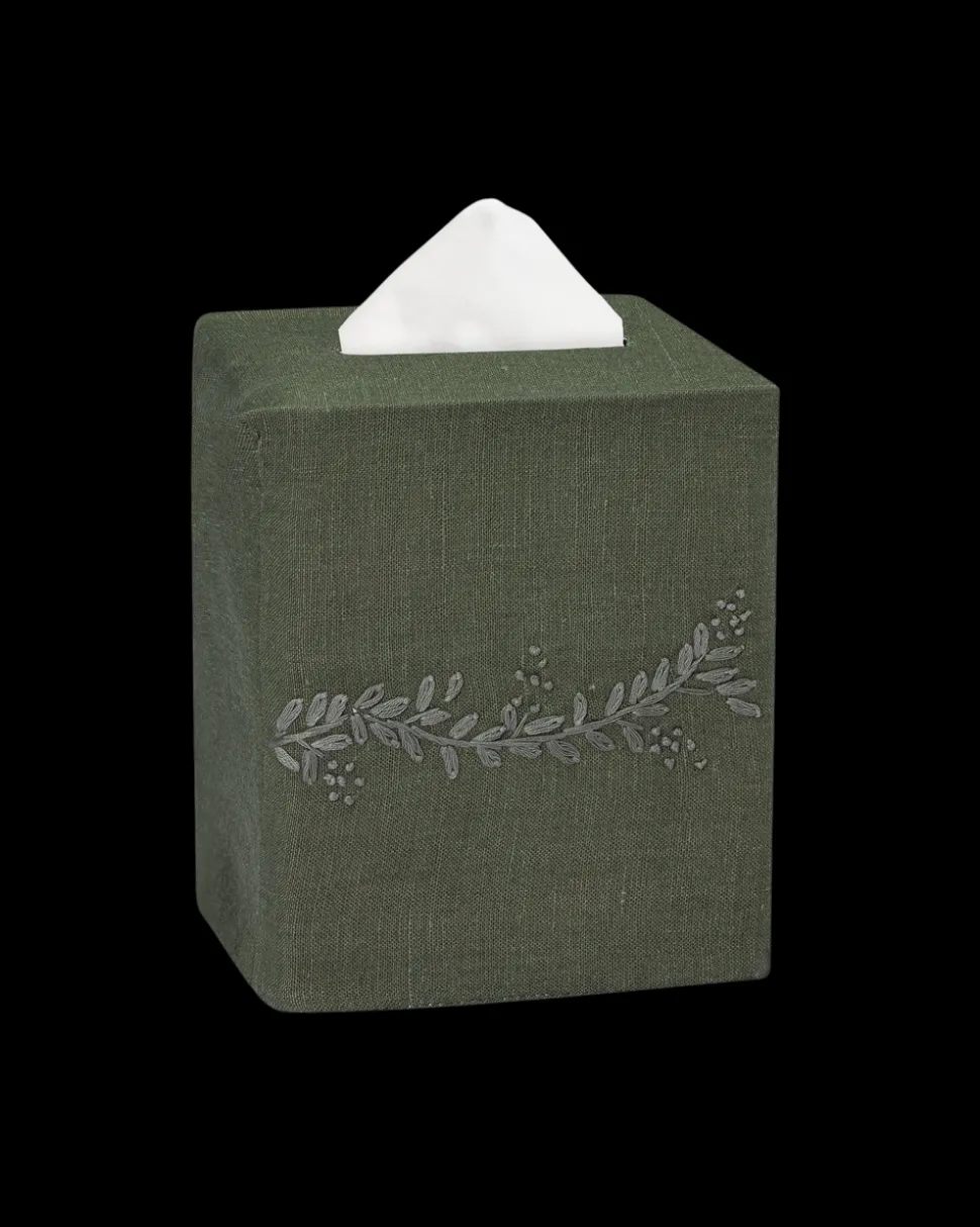 Prism Vine Linen Square Tissue Box Cover