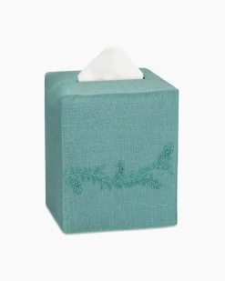 Prism Vine Linen Square Tissue Box Cover