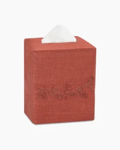 Prism Vine Linen Square Tissue Box Cover