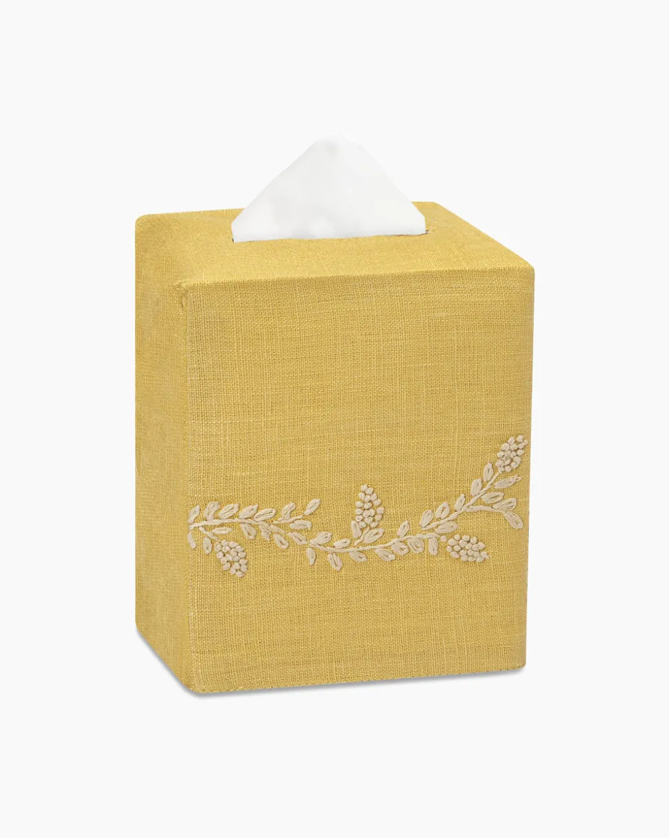 Prism Vine Linen Square Tissue Box Cover