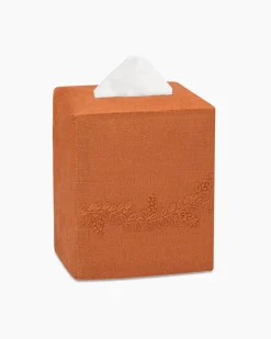 Prism Vine Linen Square Tissue Box Cover
