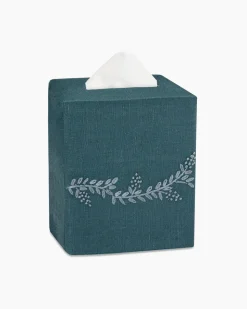 Prism Vine Linen Square Tissue Box Cover