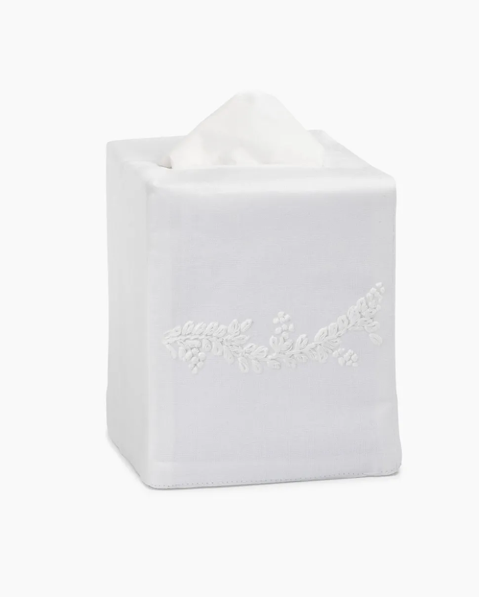 Prism Vine Linen Square Tissue Box Cover