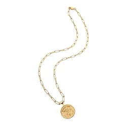 Protect JW Small Pendant Coin Necklace