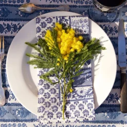 Provence Avignon Napkins in Blue & Marine , Set of 6