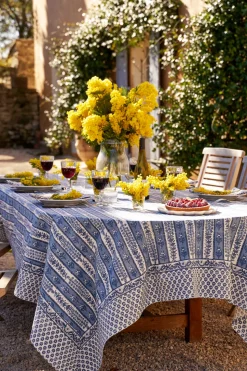 Provence Avignon Tablecloth in Blue & Marine