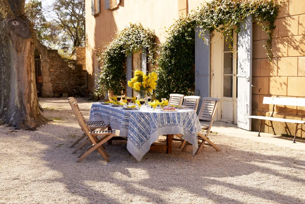 Provence Avignon Tablecloth in Blue & Marine