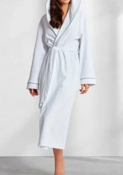 Provence Hooded Terry Bathrobe