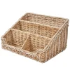 Provence Rattan Stationary Holder in Whitewash