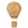 Provence Rattan Whitewash Large Hot Air Balloon