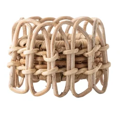 Provence Rattan Whitewash Napkin Ring