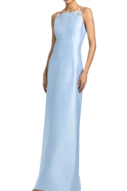 Pryce Gown in Glacial Blue