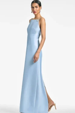 Pryce Gown in Glacial Blue