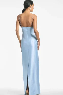Pryce Gown in Glacial Blue