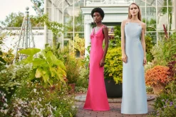 Pryce Gown in Glacial Blue