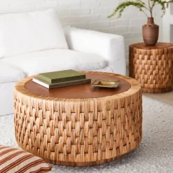 Puebla Woven Coffee Table