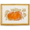 Pumpkin Mats in Orange & Mustard, Set of 6