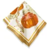 Pumpkin Napkins in Orange & Mustard, Set of 6