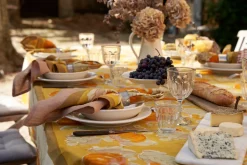 Pumpkin Tablecloth in Orange & Mustard