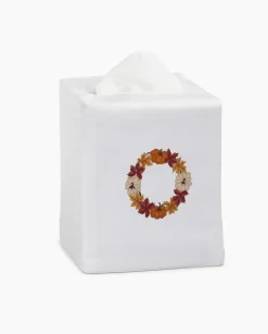 Pumpkin Wreath Tissue Box Cover