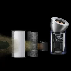 Purifier Big + Quiet Formaldehyde BP03 in Bright Nickel & Prussian Blue