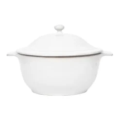 Puro 12" Casserole with Lid in Whitewash