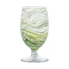 Puro Marbled Goblet in Green