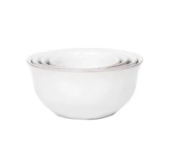 Puro Nesting Prep Bowl, Set of 4pc in Whitewash