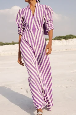 Purple Illusion Dress