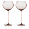 Quinn Amber Red Wine Glasses, Set of 2