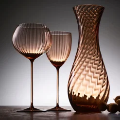 Quinn Amber White Wine Glasses, Set of 2